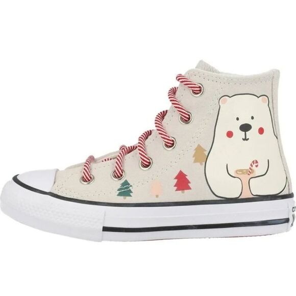 Converse Chuck Taylor All Star High "Winter Holidays" suede Shoes, Size 11 - Picture 12 of 13